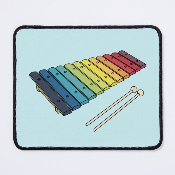 Item preview, Xylophone cartoon illustration designed and sold by Misscartoon.