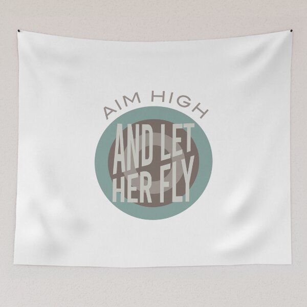 Item preview, Archery Saying Aim High and Let Her Fly designed and sold by whyitsme.