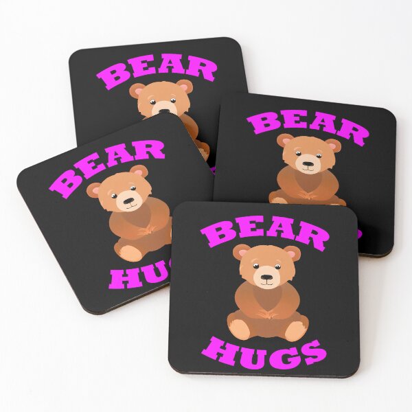 Item preview, Bear Hugs - Pink designed and sold by LthrDaddyBear.