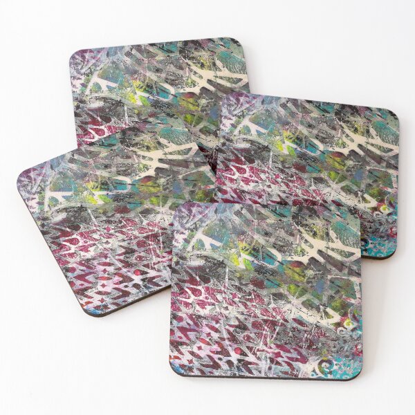 Item preview, Magenta green blue pattern designed and sold by normacallicott.