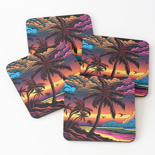 Item preview, Psychedelic sunset at the sea designed and sold by Marc Alexander Kunze.