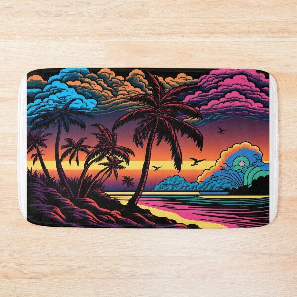 Item preview, Psychedelic sunset at the sea designed and sold by Marc Alexander Kunze.