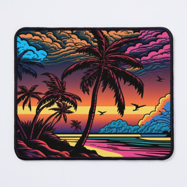 Item preview, Psychedelic sunset at the sea designed and sold by Marc Alexander Kunze.