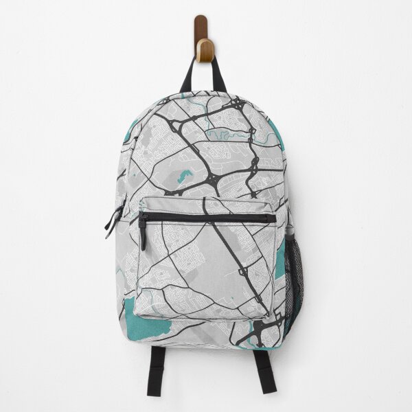 Item preview, Quebec City QC Canada Map - Minimal Style w/ Roads designed and sold by wxnw-designs.