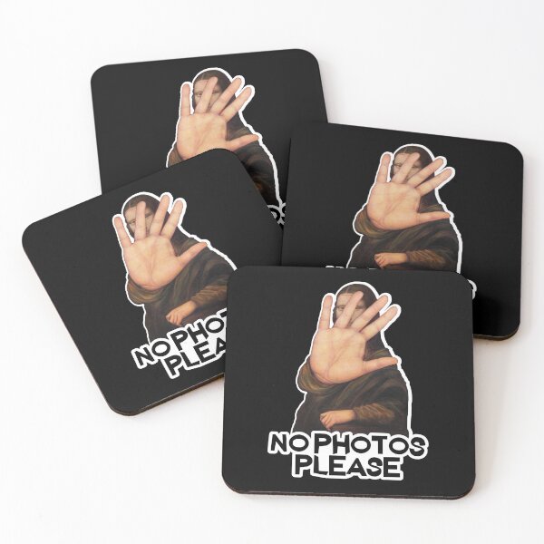 Item preview, No Photos Please - Funny Mona Lisa design designed and sold by LordAudes.