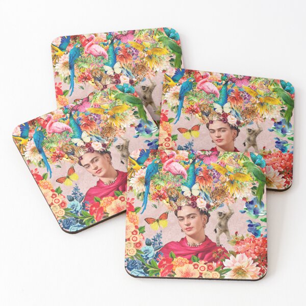Item preview, Frida Kahlo Pink Monkey designed and sold by Muycote.