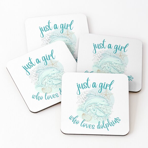Item preview, just a girl who loves dolphins designed and sold by mu-art.
