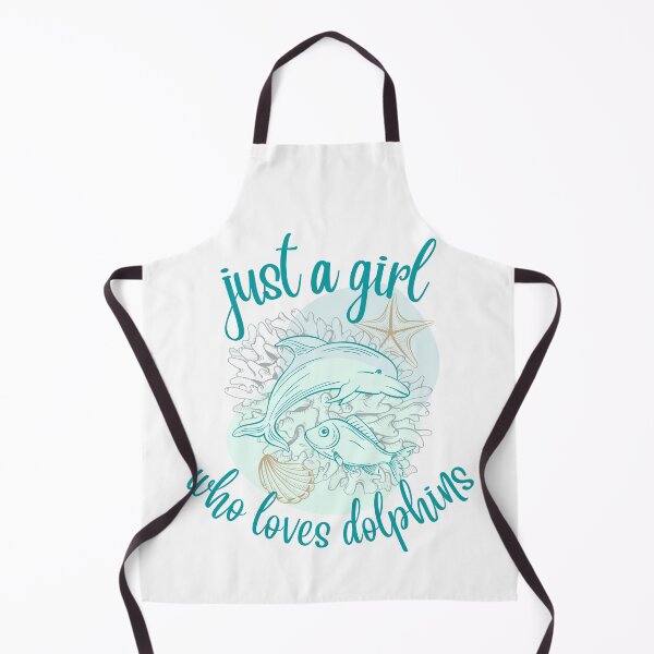 Item preview, just a girl who loves dolphins designed and sold by mu-art.