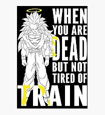 Goku ssj3 training Photographic Print