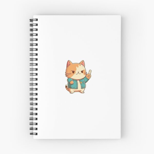 Item preview, Gato levantando el dedo medio de la pata designed and sold by Ravenclouds.