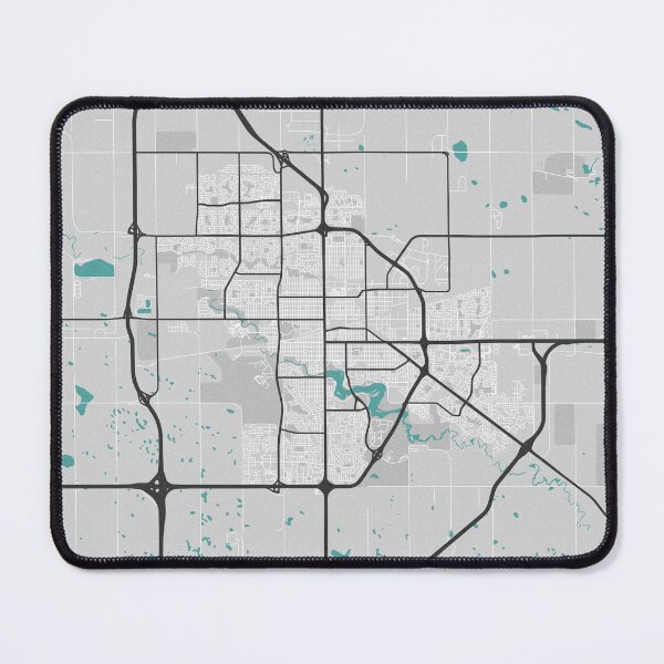 Item preview, Regina Saskatchewan Canada Map - Minimal Style w/ Roads designed and sold by wxnw-designs.