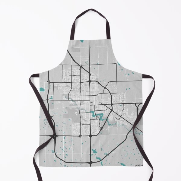 Item preview, Regina Saskatchewan Canada Map - Minimal Style w/ Roads designed and sold by wxnw-designs.