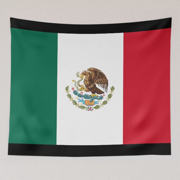 Item preview, Official Flag of Mexico Sticker designed and sold by REApparelCo.
