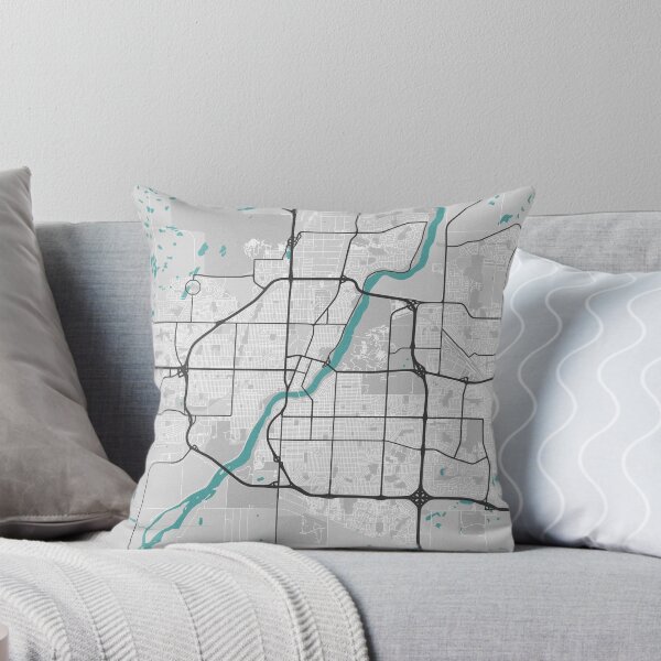 Item preview, Saskatoon Saskatchewan Canada Map - Minimal Style w/ Roads designed and sold by wxnw-designs.