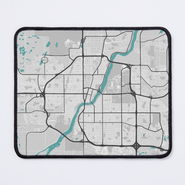 Item preview, Saskatoon Saskatchewan Canada Map - Minimal Style w/ Roads designed and sold by wxnw-designs.
