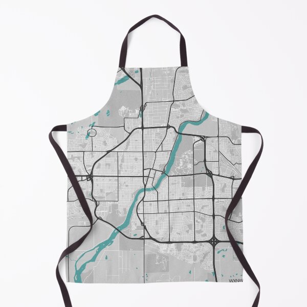 Item preview, Saskatoon Saskatchewan Canada Map - Minimal Style w/ Roads designed and sold by wxnw-designs.