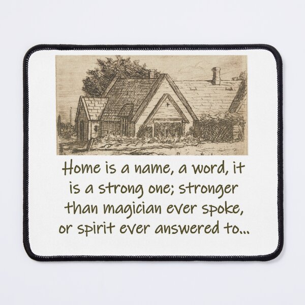 Item preview, Home Is A Name A Word - Home Quote designed and sold by CrankyOldDude.