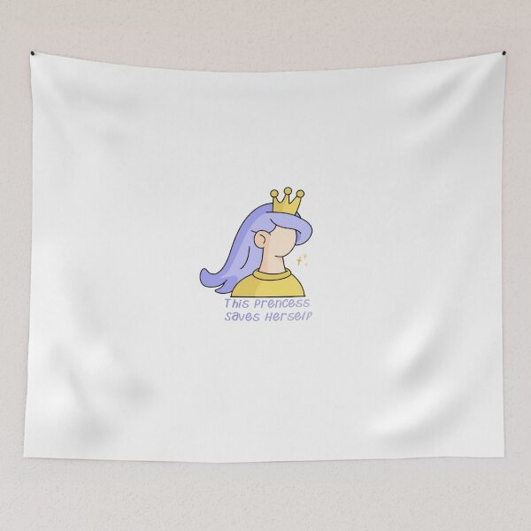 Item preview, This prencess saves herself  designed and sold by fattim3.