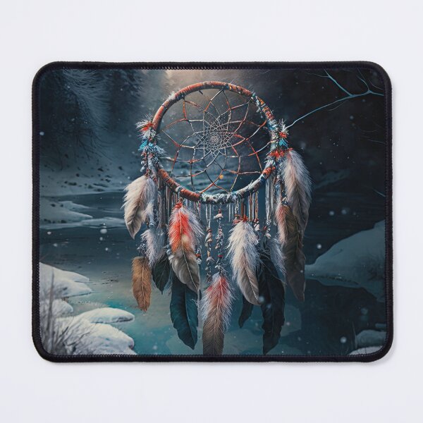 Item preview, Winter-colored dream catcher. designed and sold by avocadonic.