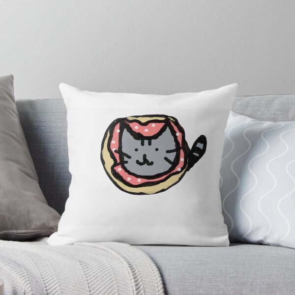 Item preview, pusheen in donut designed and sold by RandiFunke.