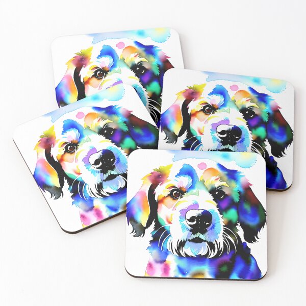 Artikelvorschau, Adorable Canine Companion: Stunning Watercolor Dog Portrait entworfen und verkauft von DavesDogShop.
