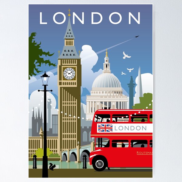 Item preview, London Day designed and sold by Wisdom Art Prints .