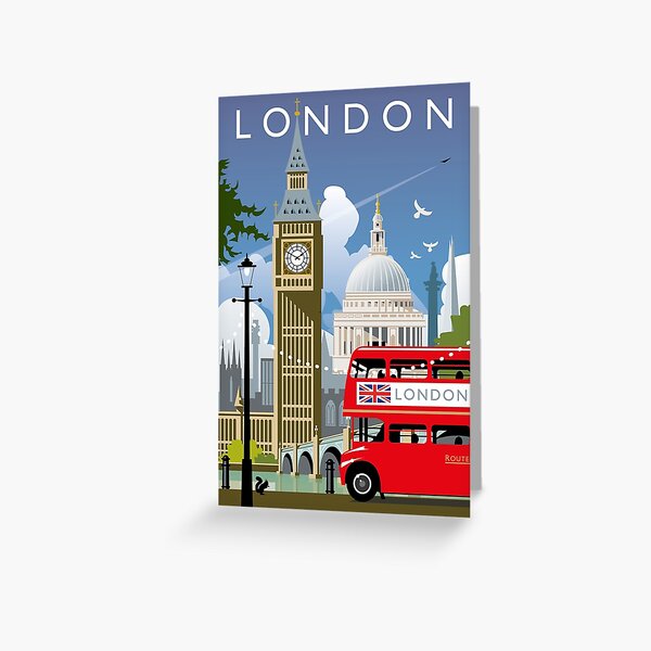 London Day Greeting Card
