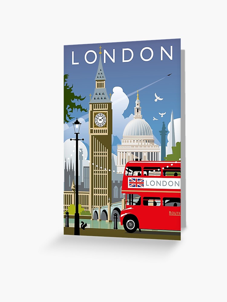 Carte postale for Sale avec l'œuvre « Jour de Londres » de l