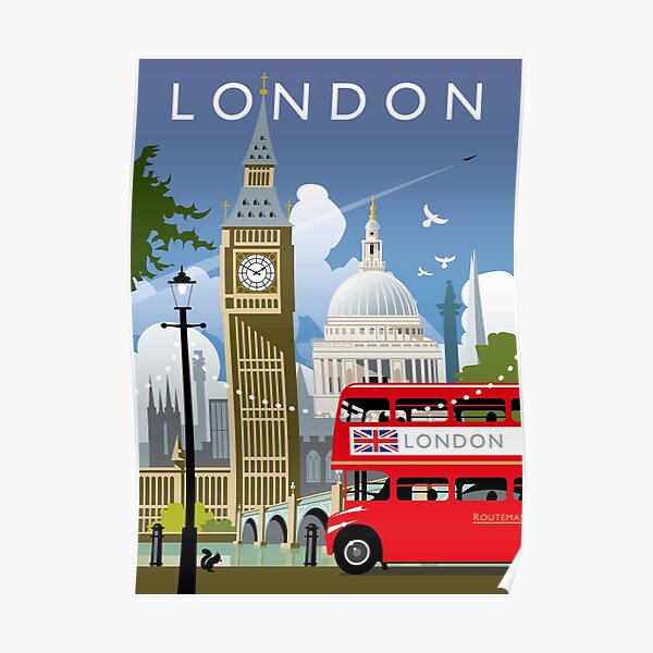 Jour de Londres Poster