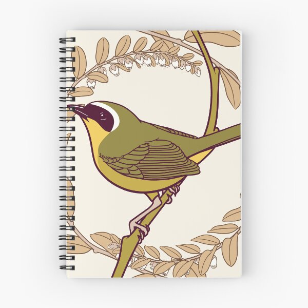 Item preview, Common Yellowthroat and Leatherleaf designed and sold by JadaFitch.