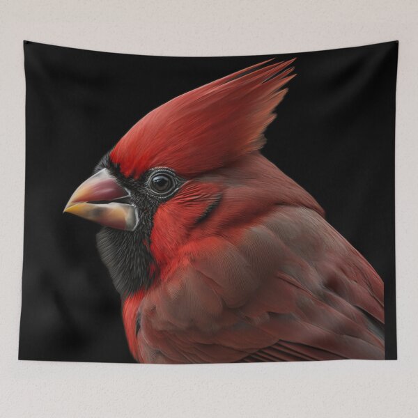 Item preview, Beautiful Cardinal Portrait designed and sold by PharaohofSedona.