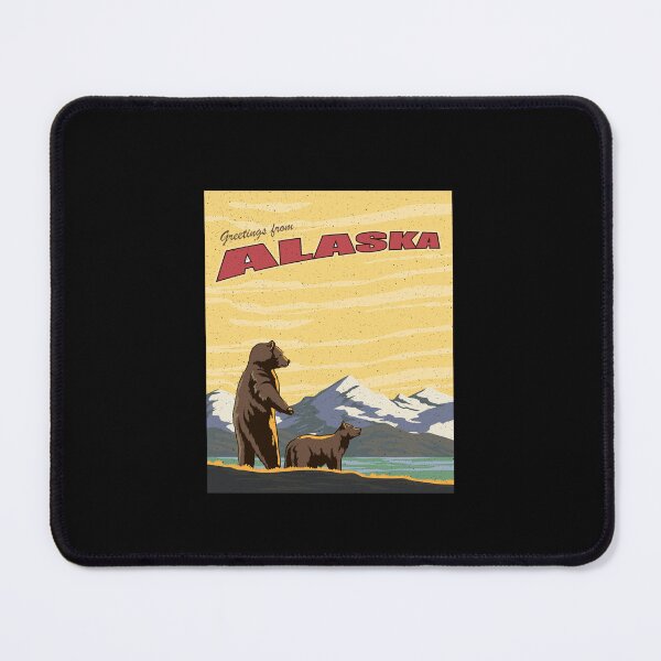 Item preview, Vintage Alaska landscape illustration. designed and sold by paulo silveira.