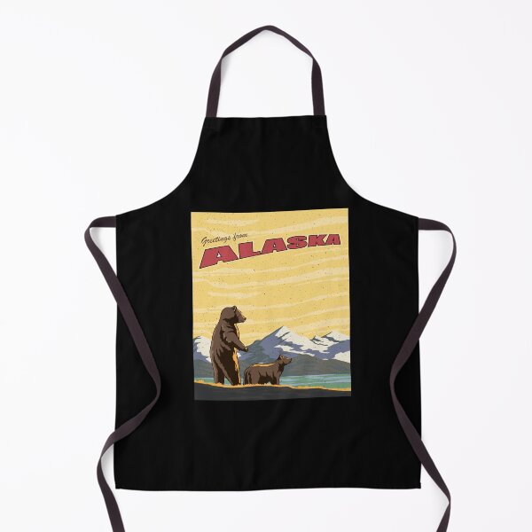 Item preview, Vintage Alaska landscape illustration. designed and sold by paulo silveira.