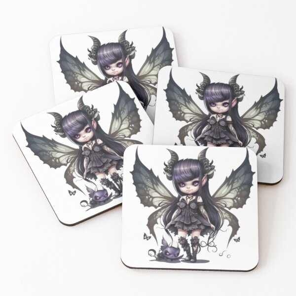 Item preview, Unseelie Fairy and pet designed and sold by CritterStickers.