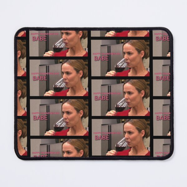 Item preview, VALENTINE'S KILLER STARE JAN // DINNER PARTY // THE OFFICE US designed and sold by SlothQueenCo.