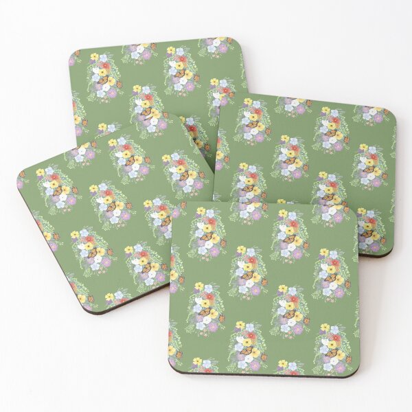 Item preview, Wildflowers of Carnarvon Gorge Warm Green designed and sold by greenerybywendy.