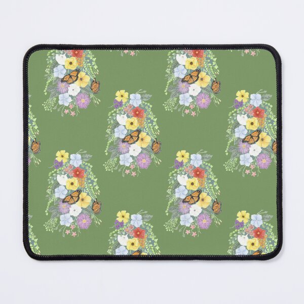Item preview, Wildflowers of Carnarvon Gorge Warm Green designed and sold by greenerybywendy.