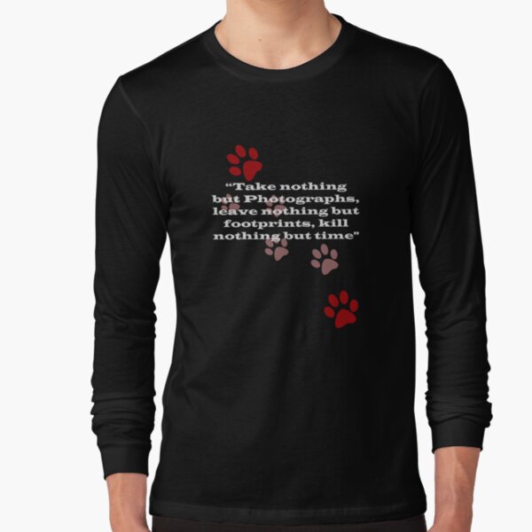 T-Shirt - Only Footprints v3 Long Sleeve T-Shirt