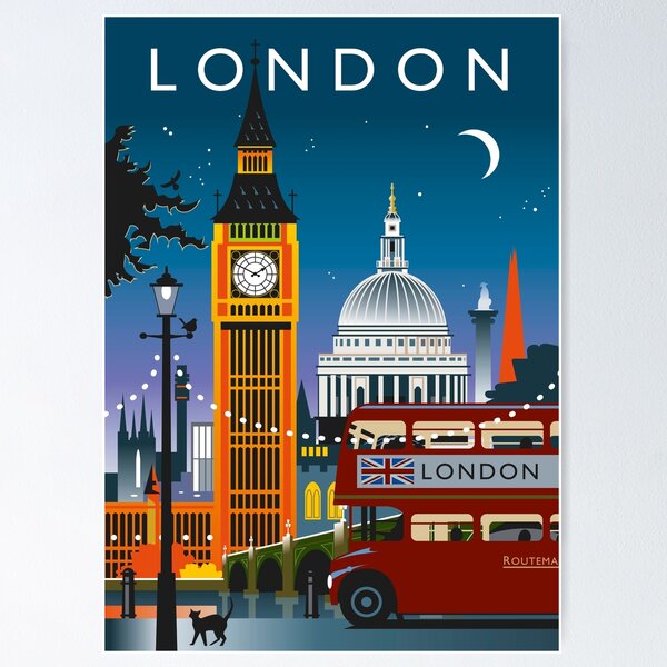 Item preview, London Night designed and sold by Wisdom Art Prints .