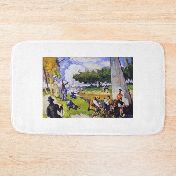 Item preview, The Fishermen by Paul Cezanne designed and sold by VintageArtByIda.