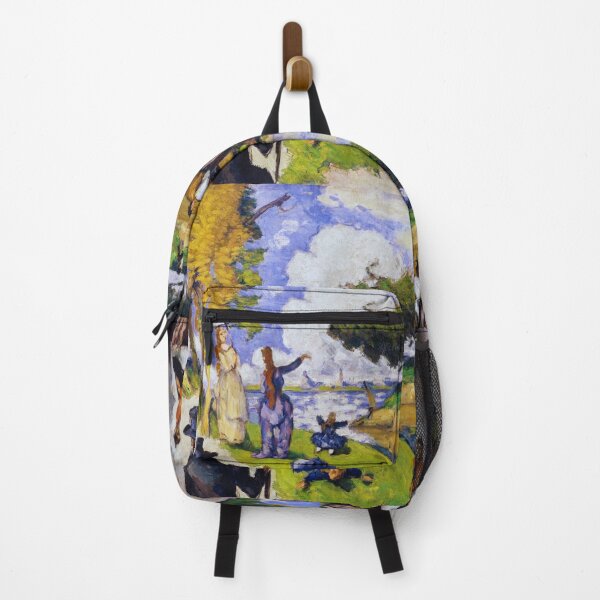 Item preview, The Fishermen by Paul Cezanne designed and sold by VintageArtByIda.