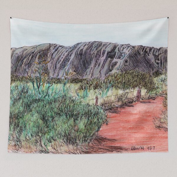 Item preview, Uluru late afternoon - NT, Australia. designed and sold by Anne Huth.