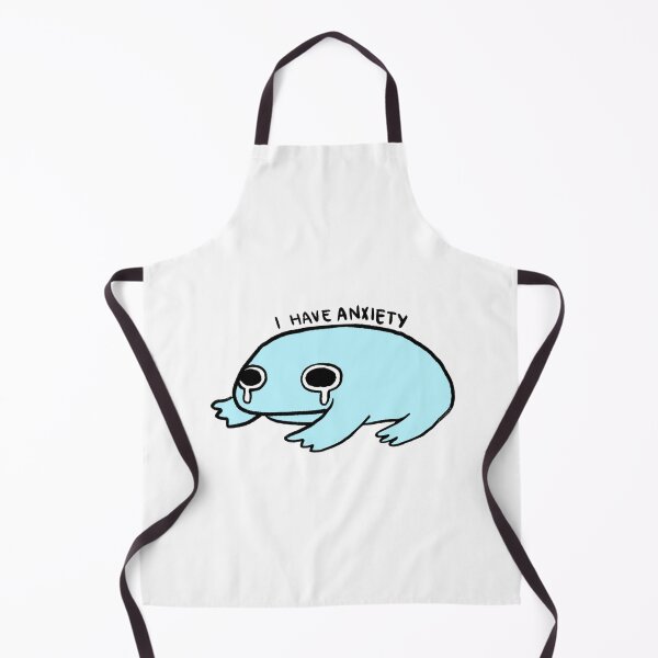 Item preview, I Have Anxiety | Crying Blue Frog designed and sold by iristocat.