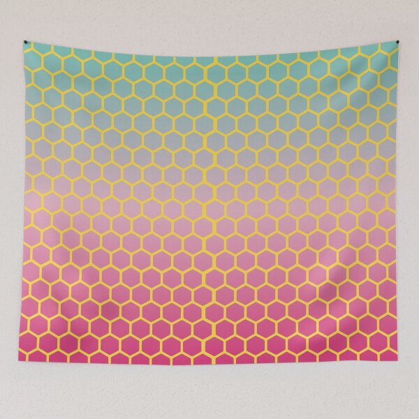 Item preview, Ombre Gold Honeycomb designed and sold by zibziby.