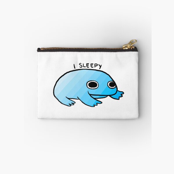 Item preview, I SLEEPY | Blue Gradient Frog designed and sold by iristocat.