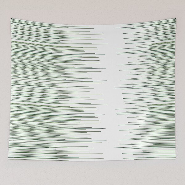 Item preview, Modern Thin Green Lines Swaying designed and sold by PSCSCo.