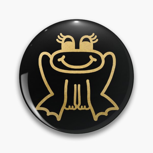 Item preview, Happy Little Frog - Gold designed and sold by LadySquiggle.