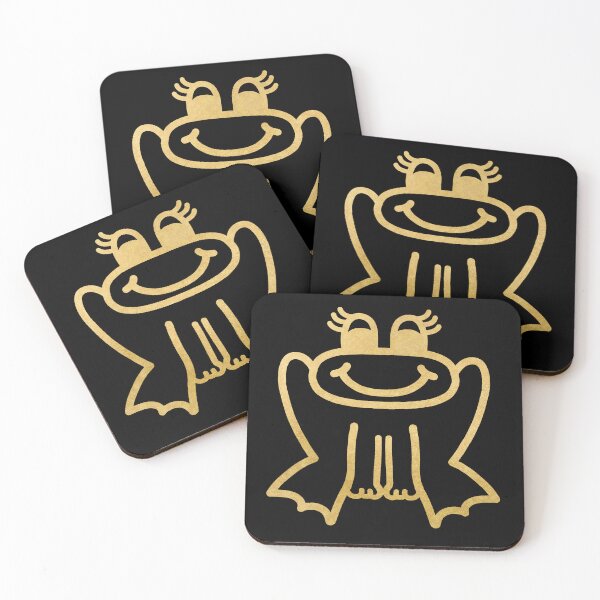 Item preview, Happy Little Frog - Gold designed and sold by LadySquiggle.