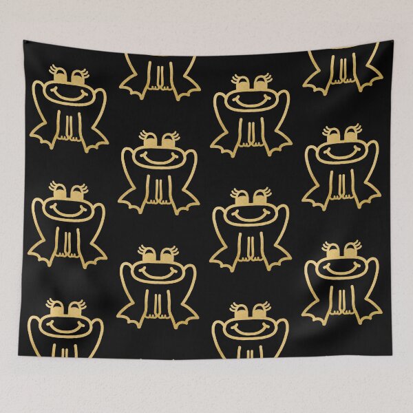 Item preview, Happy Little Frog - Gold designed and sold by LadySquiggle.