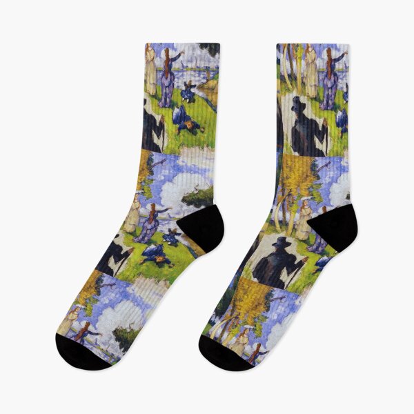Item preview, The Fishermen by Paul Cezanne designed and sold by VintageArtByIda.